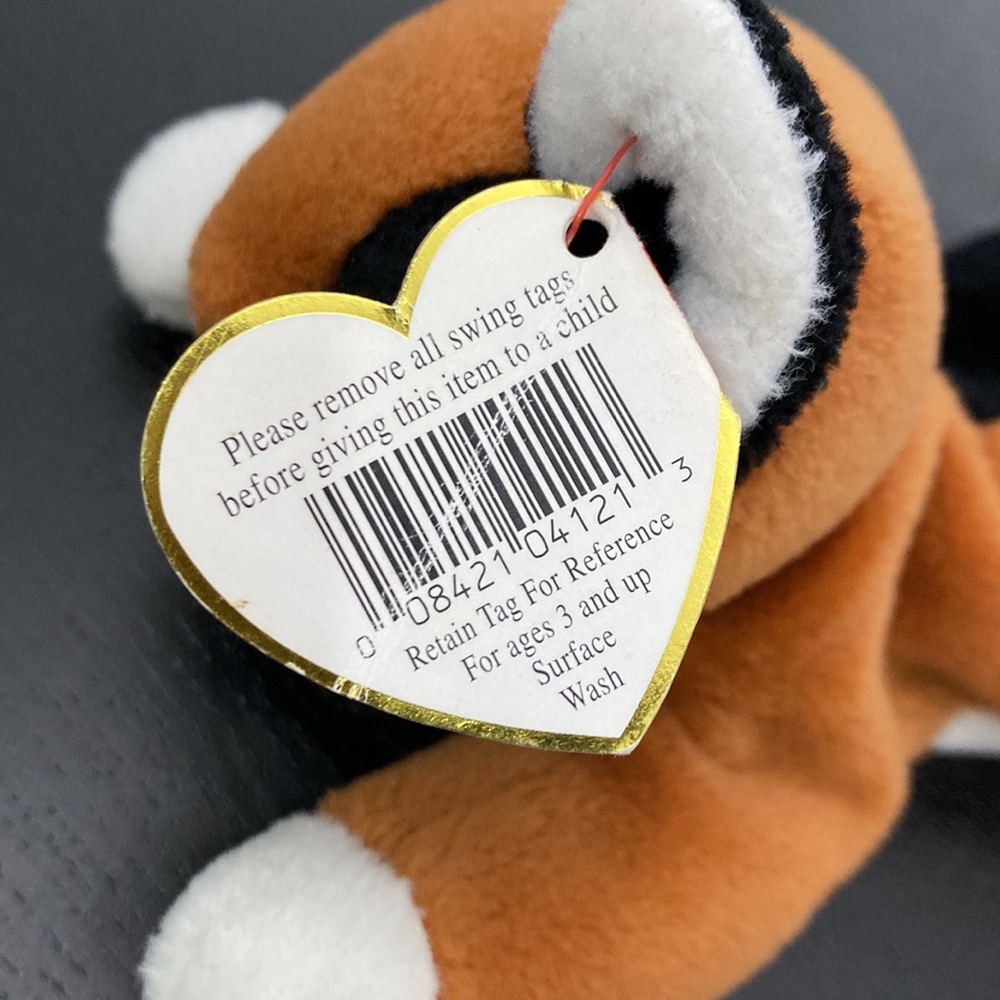 TY Beanie Baby “Chip” the Cat - PVC Pellet - 1996 - Picture 8 of 11
